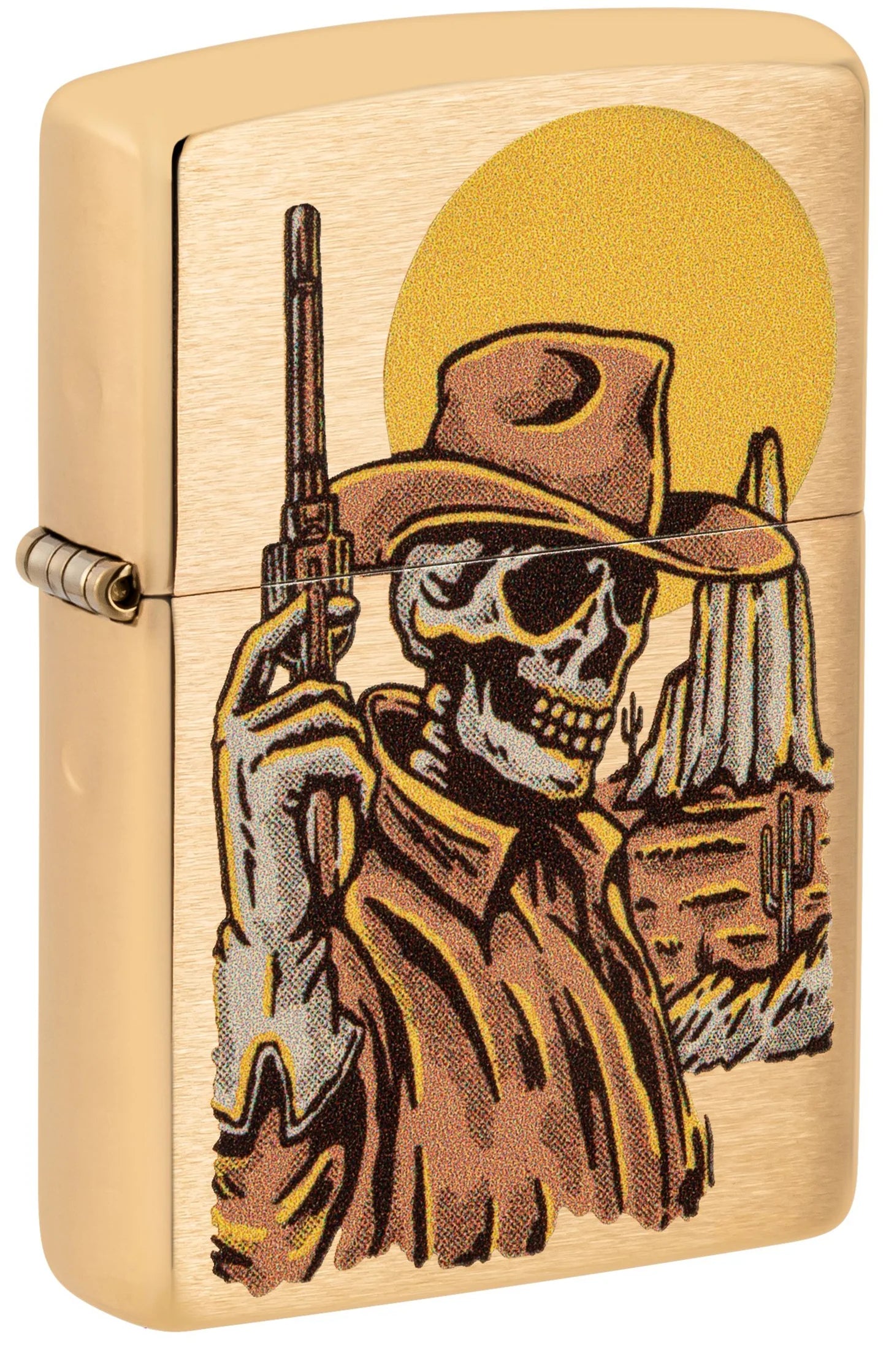 Zippo - 204B Wild West Skeleton Design