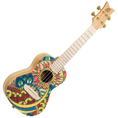 Ortega Art Series Concert Ukulele  - Mystic Indica