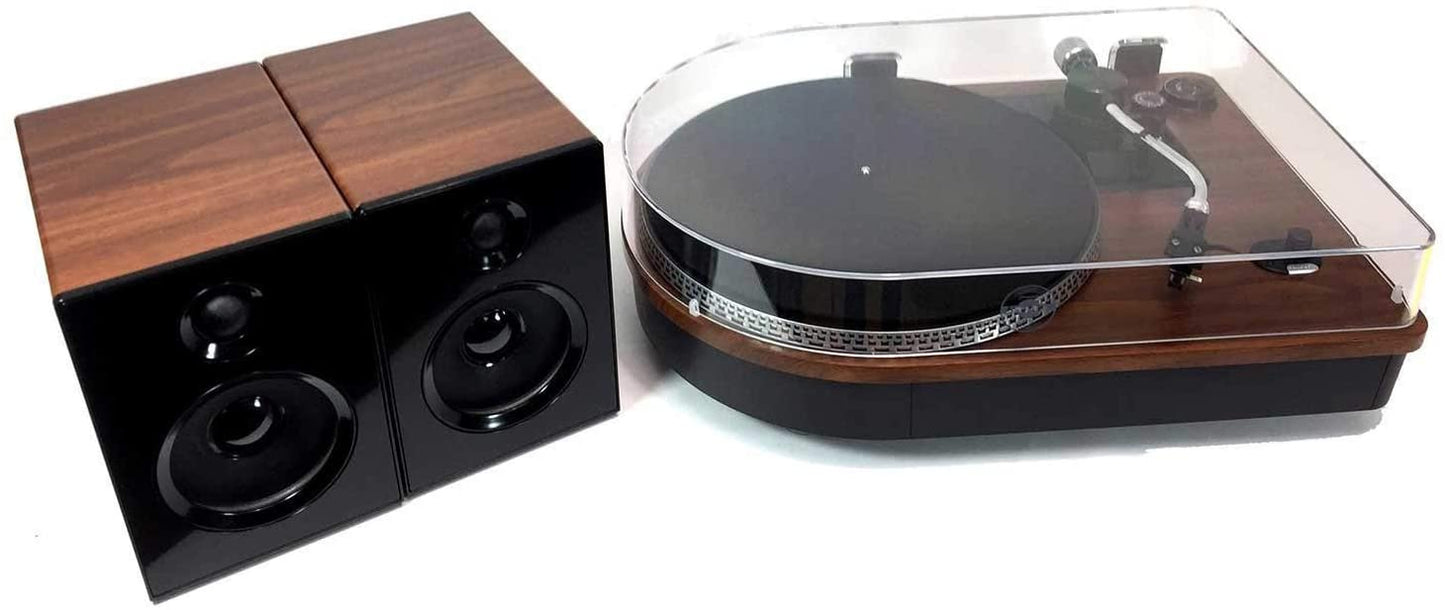 Steepletone Camden 2 Turntable and Speakers