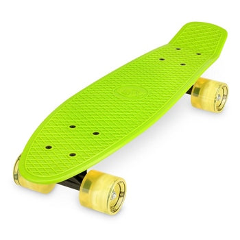 Xootz PP Skateboard LED 22" (Green/Yellow)