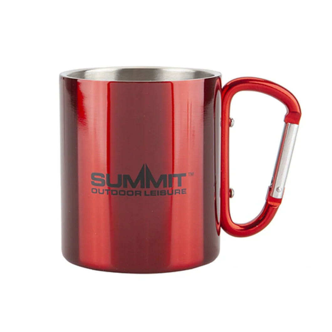 SUMMIT 300ml Aluminium Carabiner Handled Mug