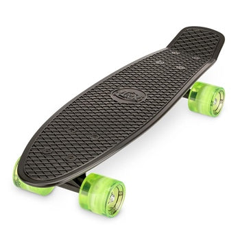 Xootz PP Skateboard LED 22" (Black/Green)