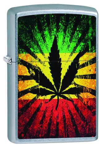 Zippo Rastafari Leaf Design 207