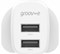 Groove Dual USB-A Mains Charger Plug 12W