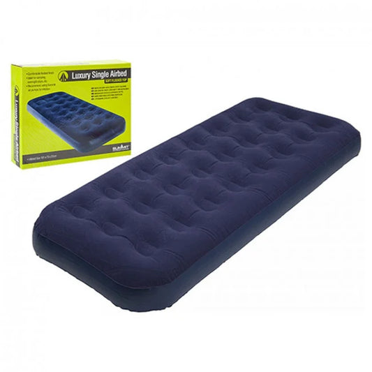 Summit Flocked Single Airbed