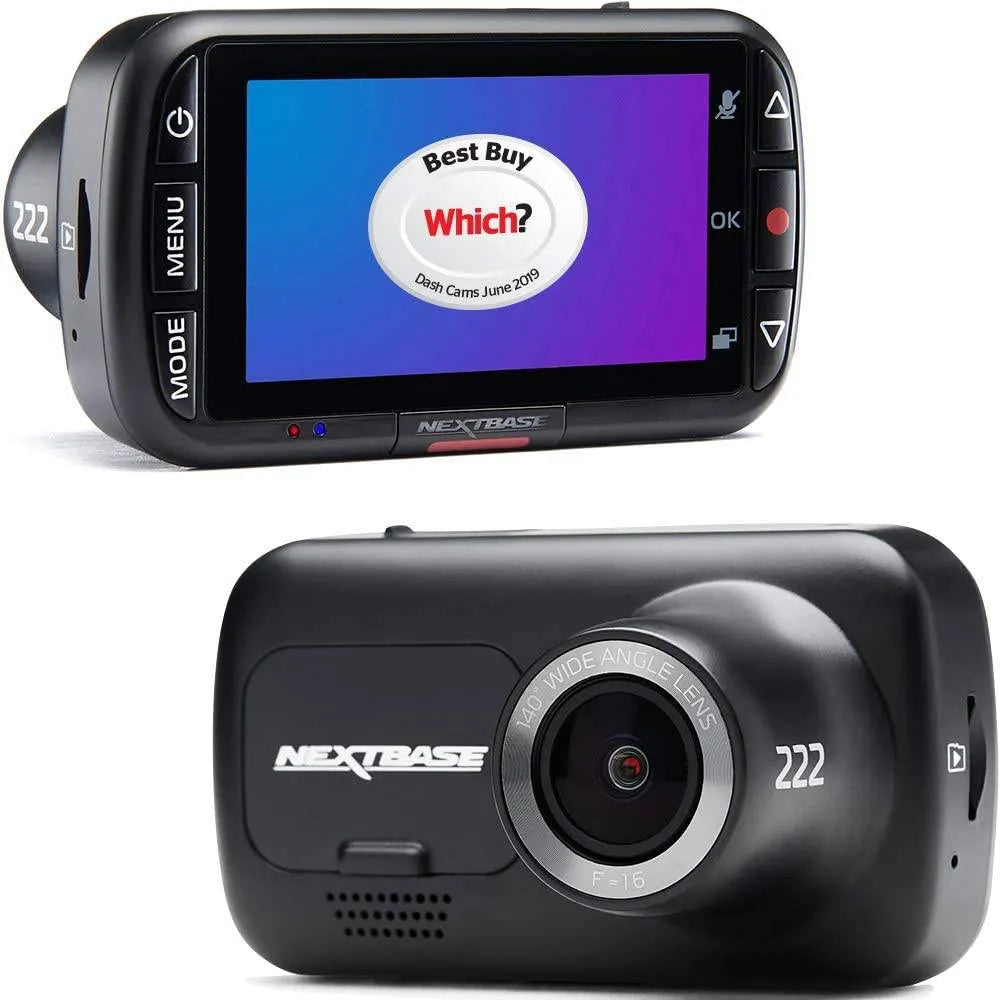 Nextbase 222 Dash Cam with Nextbase 32GB MicroSD Card