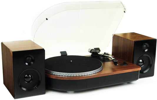 Steepletone Camden 2 Turntable and Speakers