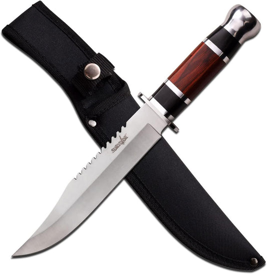 Elk Ridge Survivor 12" Fixed Blade Knife  (ERHK781L)