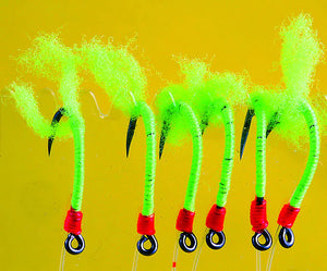 Shamrock Tackle Bleeding Glow Worm Rig