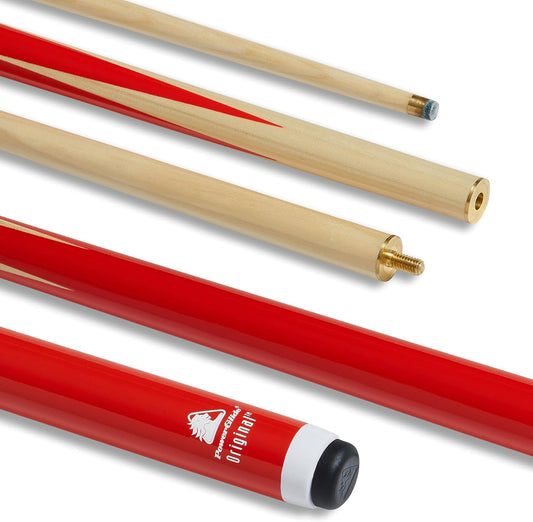 PowerGlide Classic Snooker Cue Original 57" - Red (2 piece)