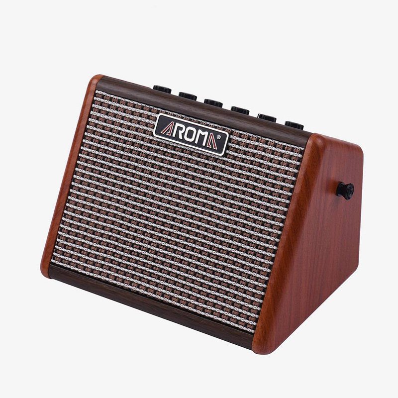 Aroma 15W Acoustic Guitar Wooden Amplifier with Bluetooth