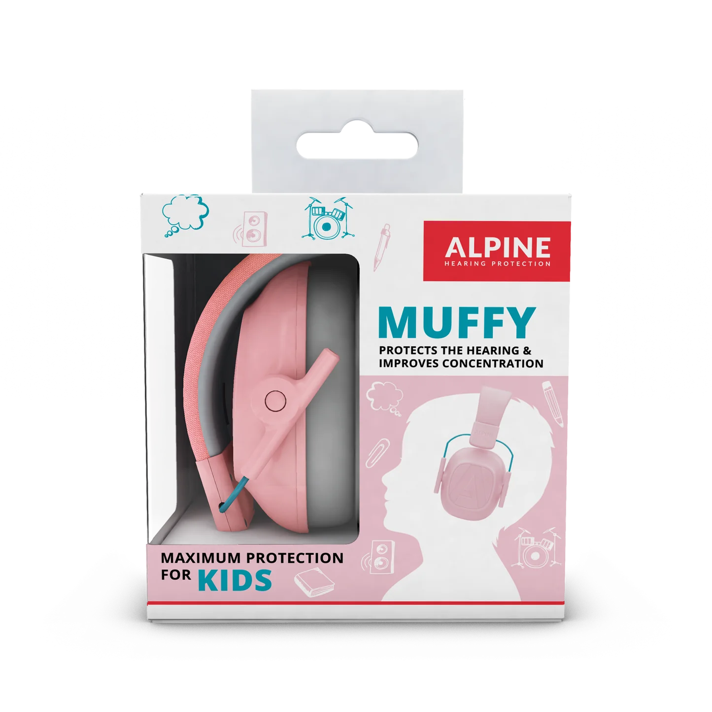 ALPINE Muffy Kids Hearing Protection inc. Travelbag