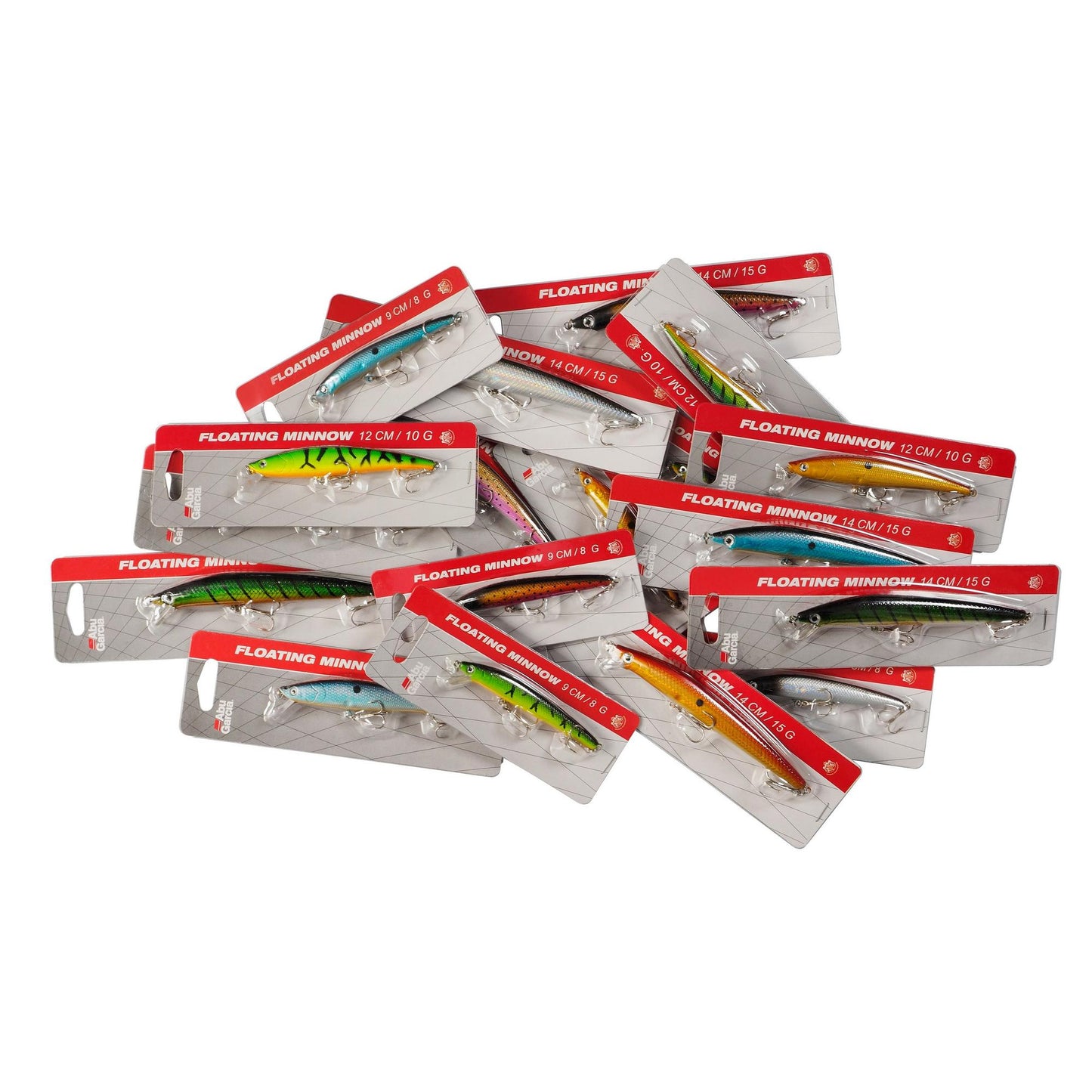 Abu Garcia Assorted Lures Floating Minnow Fishing Lures (Various Colours & Sizes)