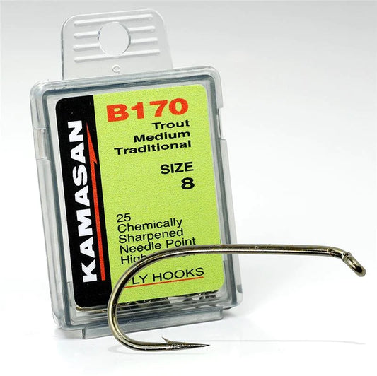 Kamasan B170 Fly Tying Hooks