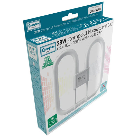 Crompton 28w GR8 2-Pin Compact Fluorescent CC