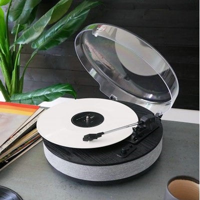 Steepletone DISCGOBT Premium Bluetooth Streaming Round Record Player