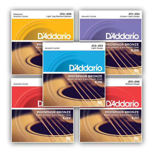 D'addarío Phosphor Bronze Acoustic Guitar Strings