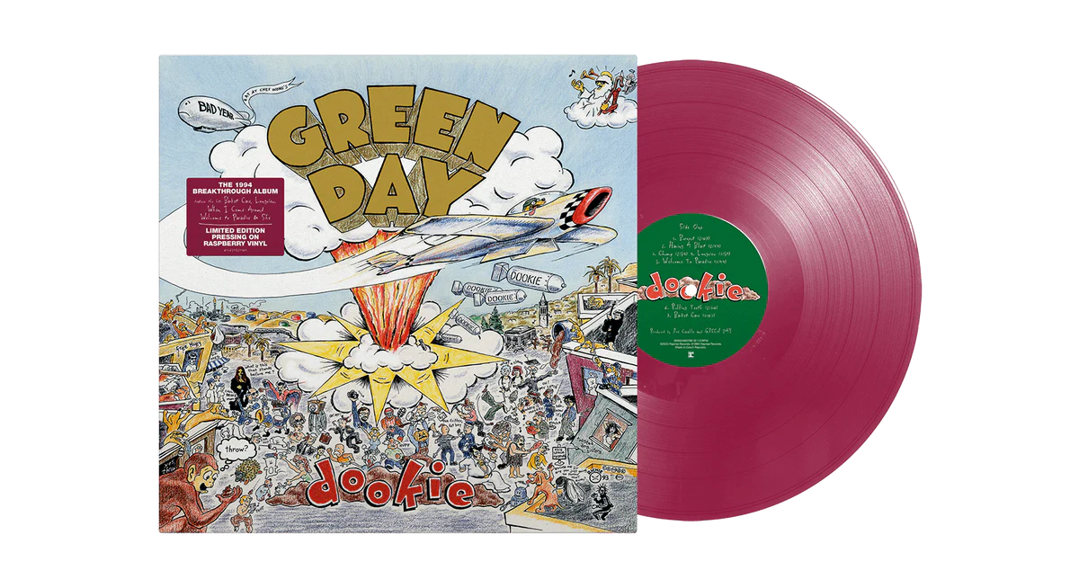 Green Day - Dookie LP (Raspberry Vinyl)