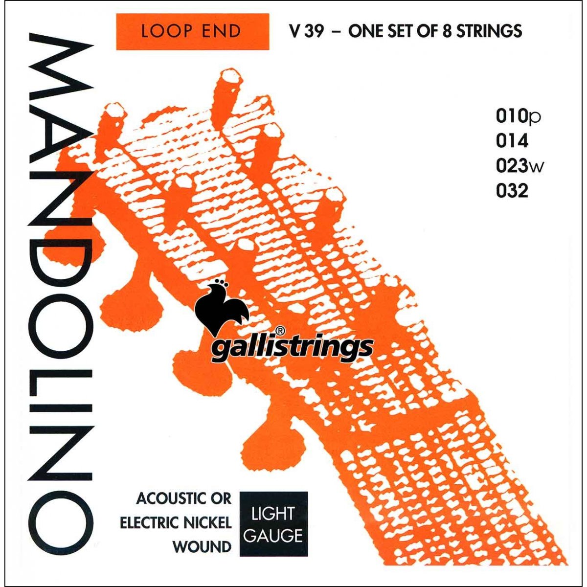 Galli Strings V039 Mandolin Strings. Light