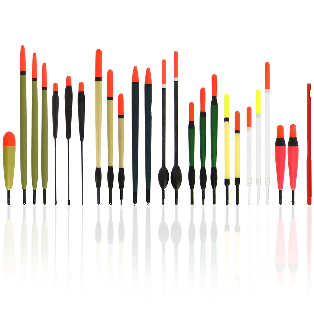 NGT 24pce Assorted Float Set, Disgorger & Tube