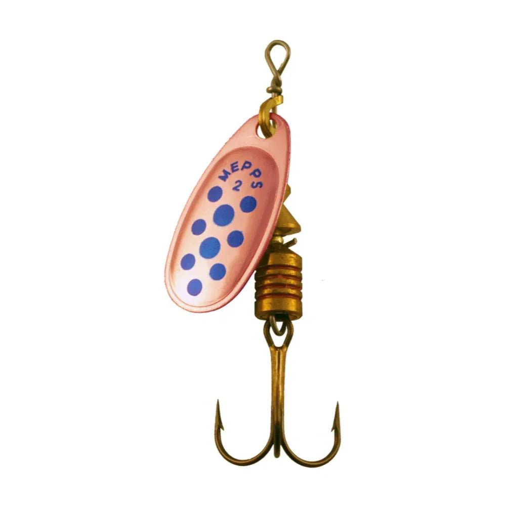 Mepps Comet (Copper / Blue Dots)