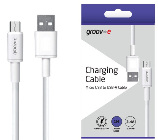 Groove Micro USB to USB-A Cable (1m, 2.4A)