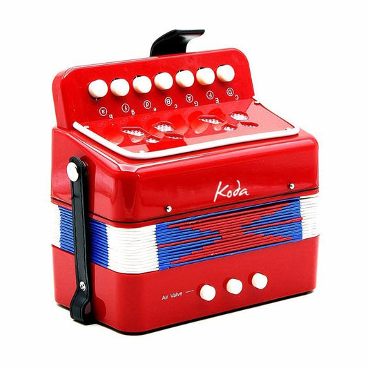 Koda HC103A Child 7 Button Accordion – RED