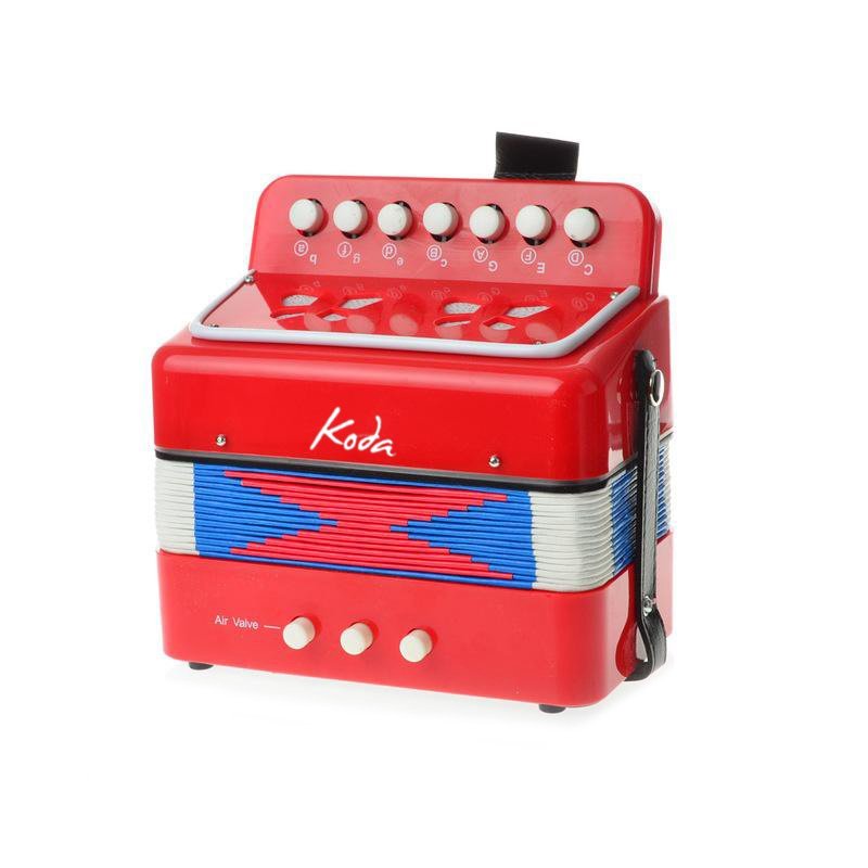 Koda HC103A Child 7 Button Accordion – RED