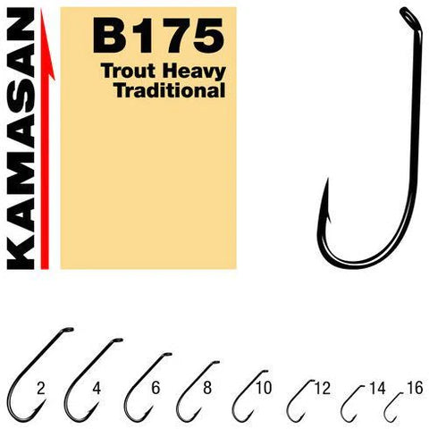Kamasan B175 Fly Tying Hooks