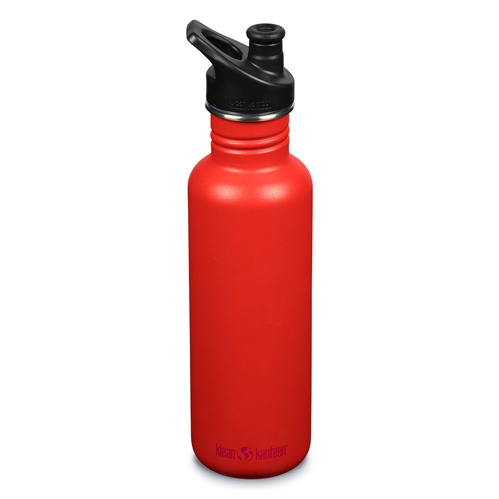 Klean Kanteen Classic Water Bottle w/ Sports Cap - 800ml