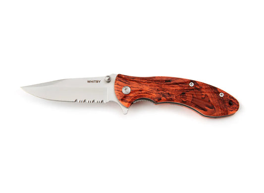 Whitby Orange Camo Lock Knife (2.75") - LK152