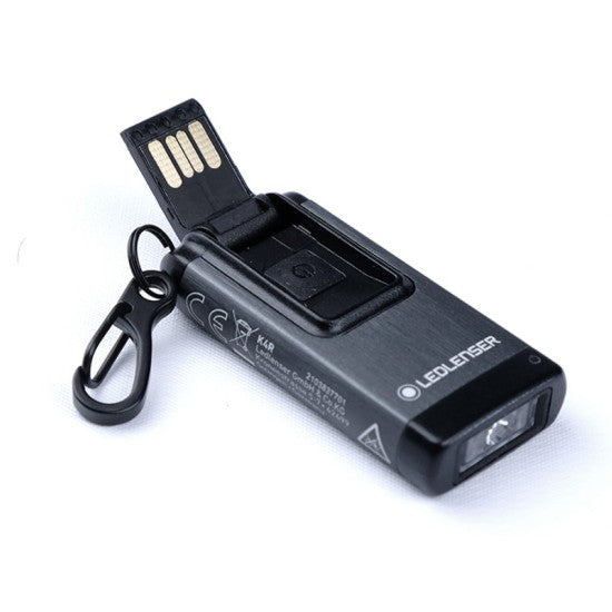 Ledlenser K4R USB Rechargable LED Keychain Flashlight, 120 Lumens