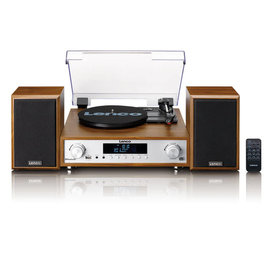 Lenco MC-160WD Stereo Turntable, DAB+/FM Radio & Bluetooth