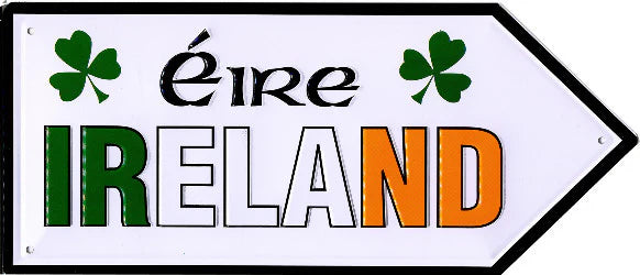 Irish Metal Souvenir Road Signs