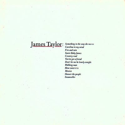 JAMES TAYLOR - GREATEST HITS - [VINYL]