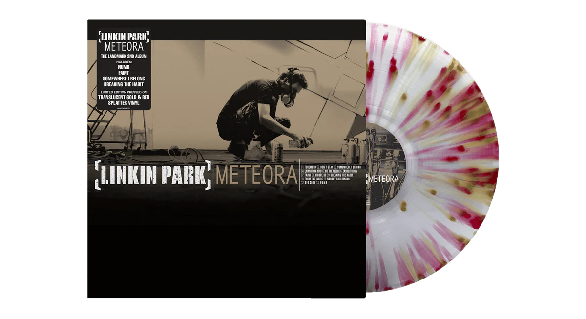 Linkin Park - Meteora LP (Translucent Gold & Red Splatter Vinyl)