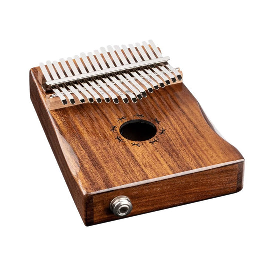 Ortega Lizard Series Kalimba, 17 Keys / C Major (Solid Acacia w/ Pickup)