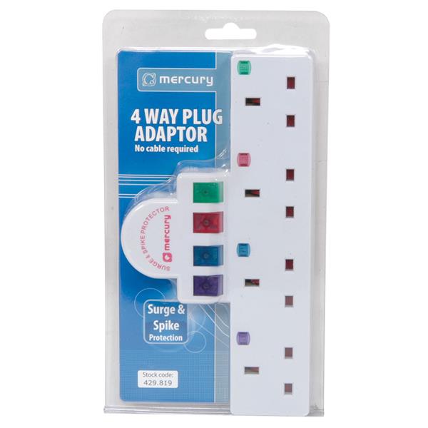 MERCURY Plug-In 4-Way Main Adaptor