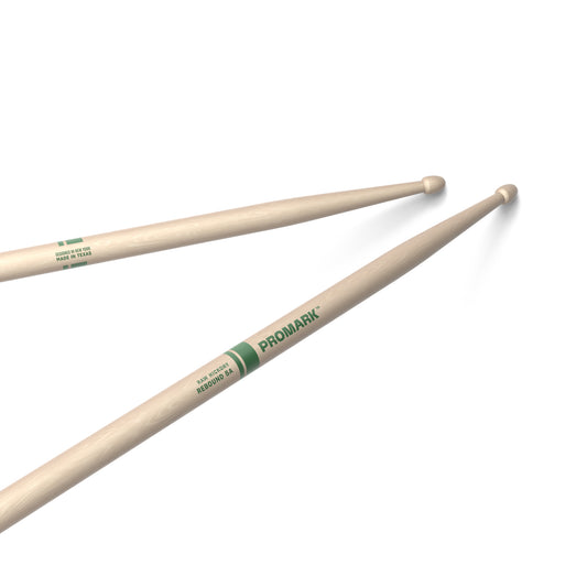 Promark Rebound 5A Raw Hickory Wood Tip Drumsticks