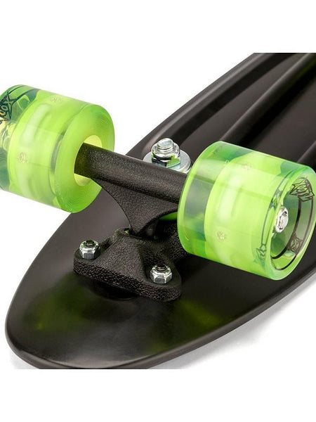 Xootz PP Skateboard LED 22" (Black/Green)