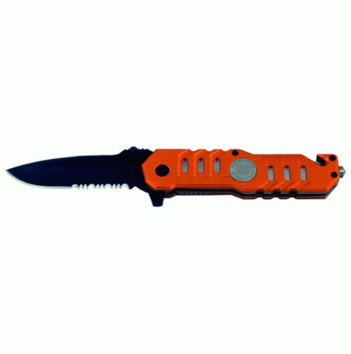 Whitby Safety Lock Knife Orange 4.5" (LK559/OR)