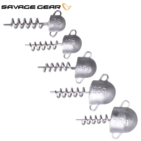 Savage Gear Ball Corkscrew Heads