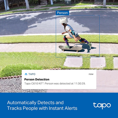 TP-Link Tapo Solar-Powered Pan/Tilt Security Camera Kit (C610KIT)