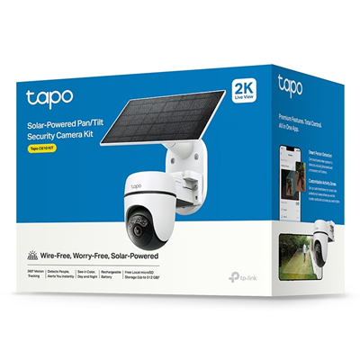 TP-Link Tapo Solar-Powered Pan/Tilt Security Camera Kit (C610KIT)