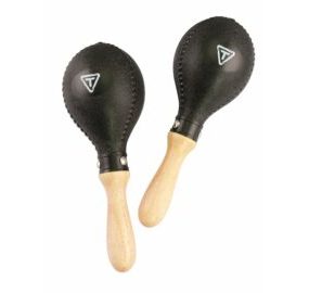 Tycoon Black Plastic Maracas (TMP-B)