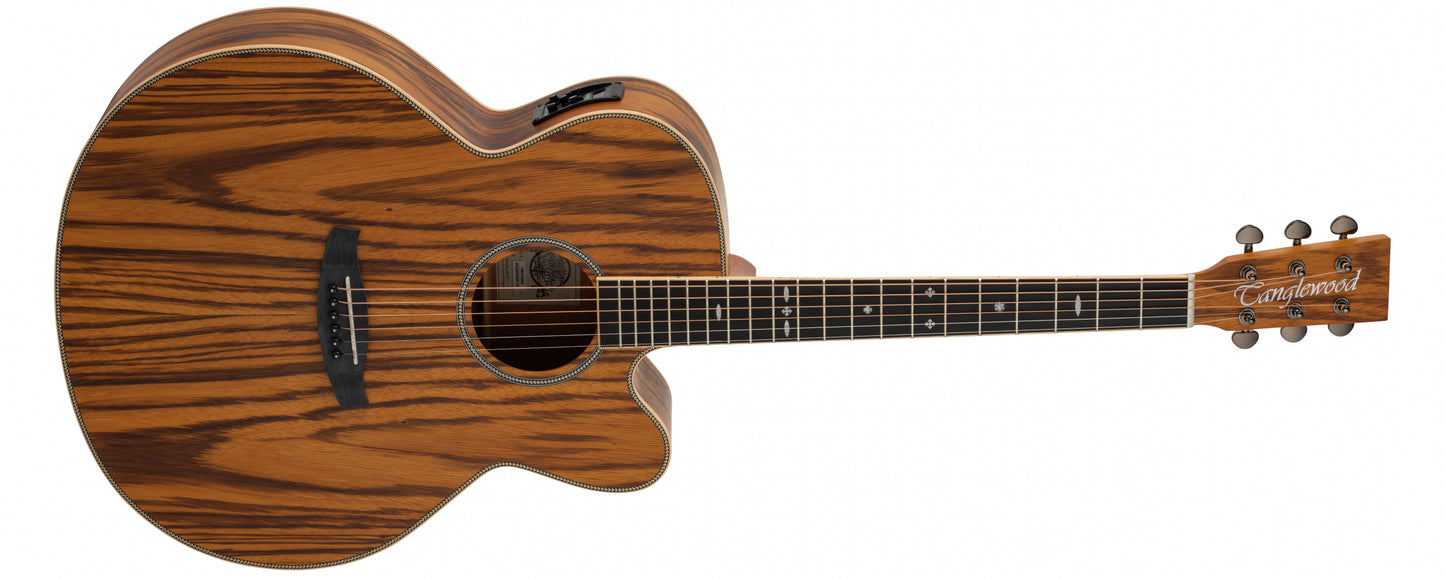Tanglewood Reunion Pro Super Jumbo Cutaway, Solid Top (TRU7CEAZ)