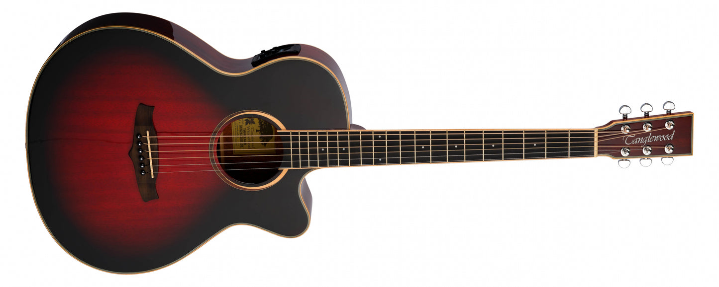Tanglewood Winterleaf Super Folk Acoustic Guitar w/EQ.  (TW4CEAVB)