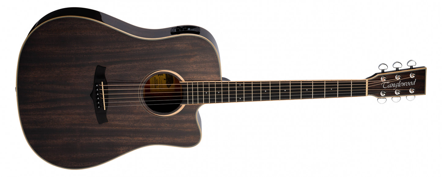 Tanglewood Winterleaf Dreadnought Acoustic Guitar w/EQ.  (TW5CEBS)