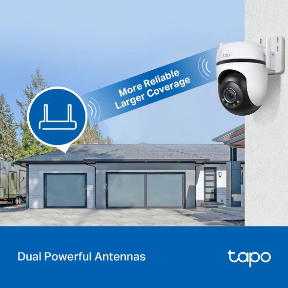 TP Link Tapo Outdoor Pan/Tilt Security WiFi Camera C520WS V2