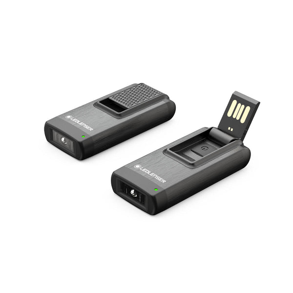 Ledlenser K4R USB Rechargable LED Keychain Flashlight, 120 Lumens